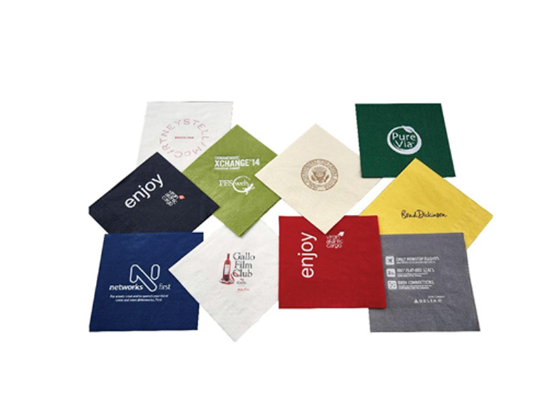 Premium business cards and printed napkins